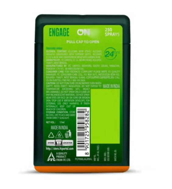 Engage On Man Citrus Fresh, Pocket Perfume-17 ml
