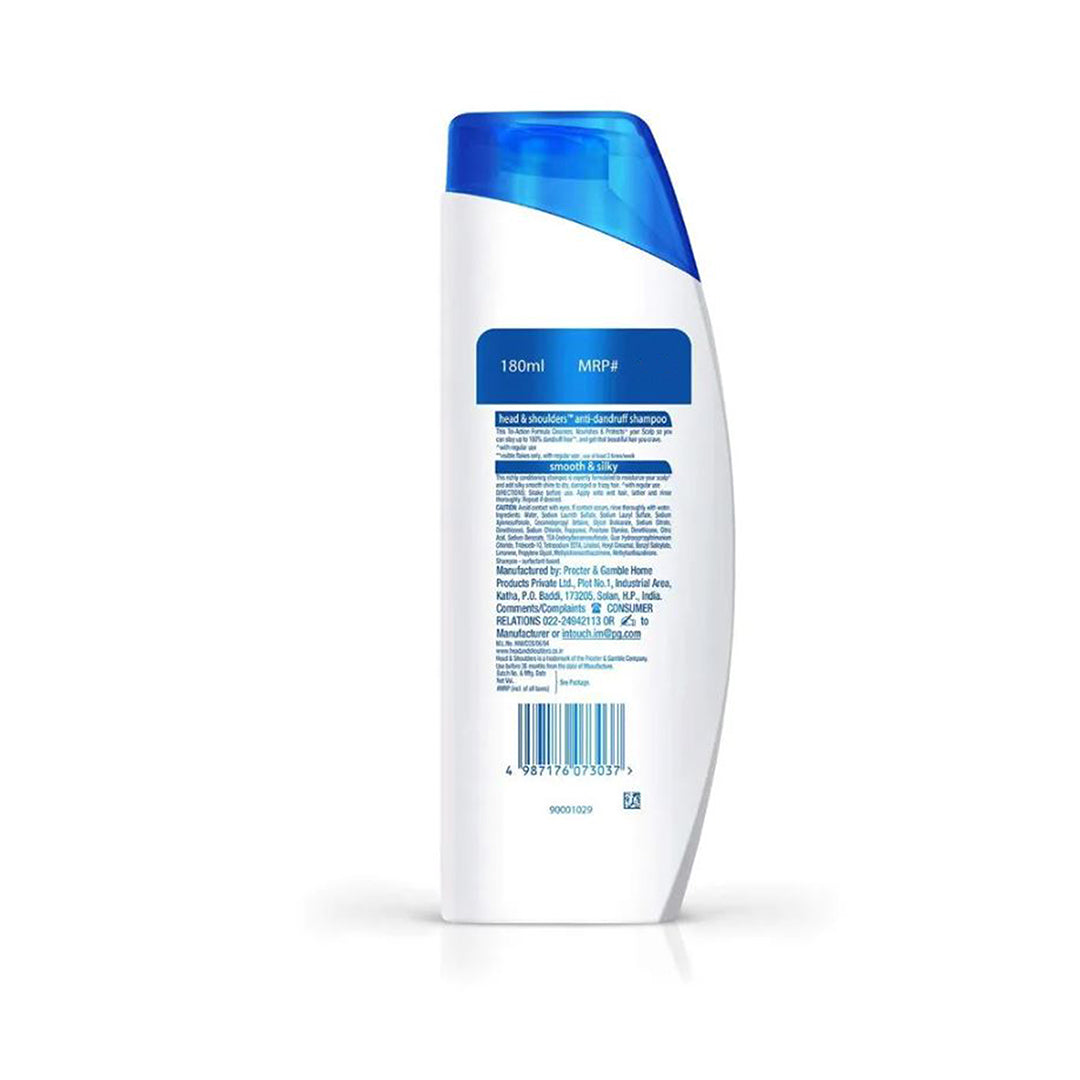Head & Shoulders Shampoo - Smooth & Silky, 180 ml