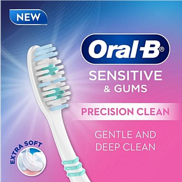 Oral-B Sensitive & Gums Pro Clean Tooth Brush, 4 pcs