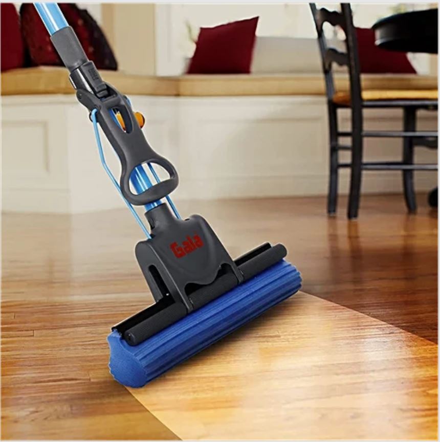 Gala PVA Mop - 6 ft, Blue, 5X Better Water Absorption