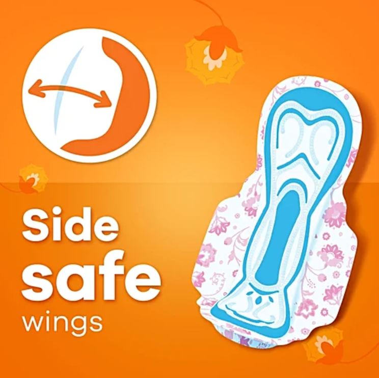Whisper Choice Long Sanitary Pads - XL, 7 pcs
