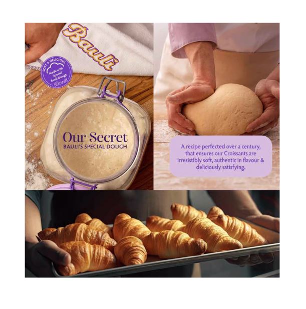 Bauli Moonfils Croissant - Choco Creme, 100% Veg, 45 g
