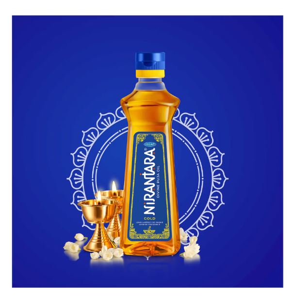 Nirantara Gold Divine Puja Oil, 500 ml