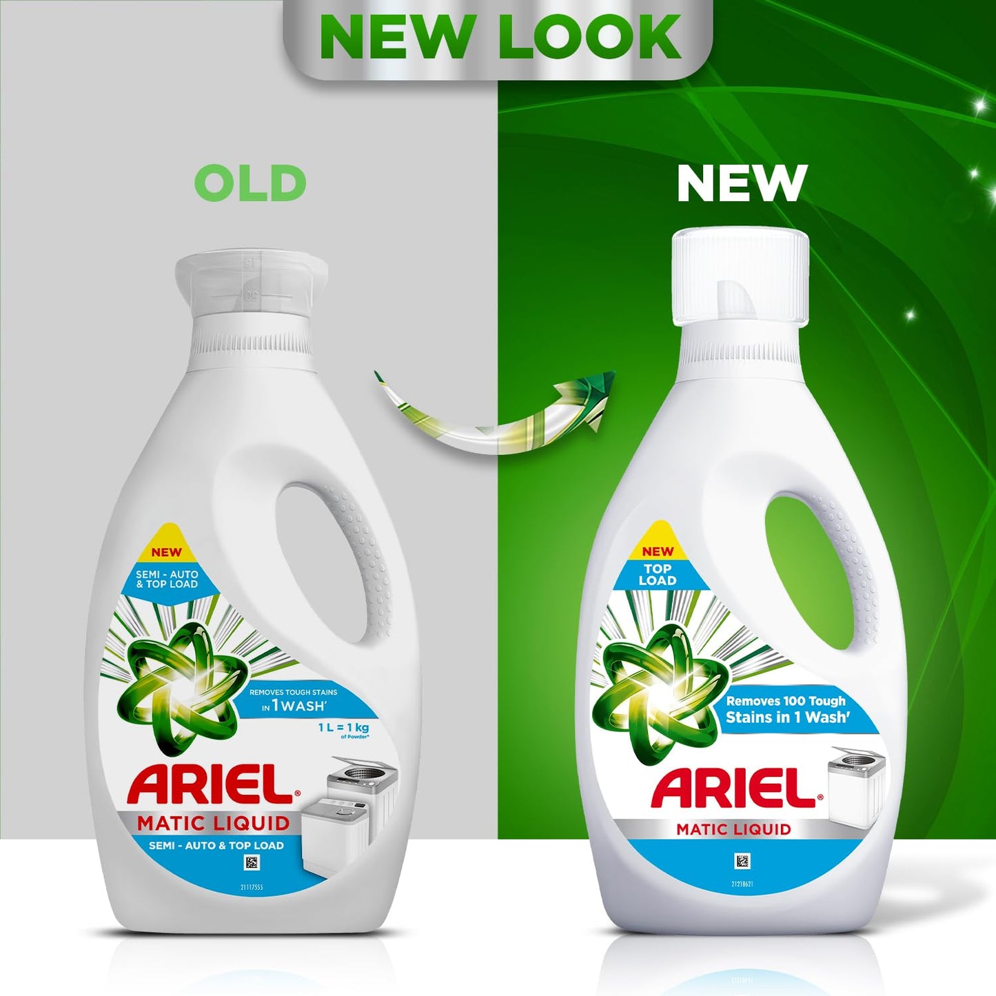 Ariel Liquid Detergent Top Load - Stain Removal In Washing Machine, 1 l Bottel