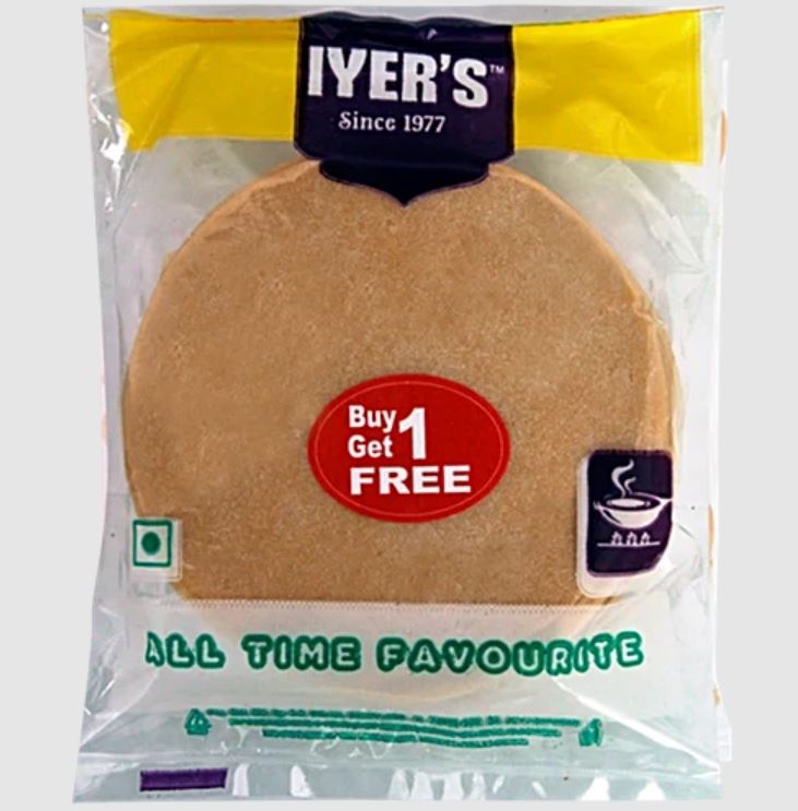 Iyers Papad - Plain, 200 g Pouch