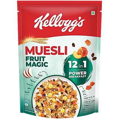 Kellogg's Muesli Fruit Magic - 12 In 1 Power Breakfast, 500 g Pouch