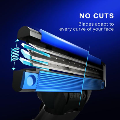 Gillette Mach3 Shaving Razor Cartridges, 2 pcs