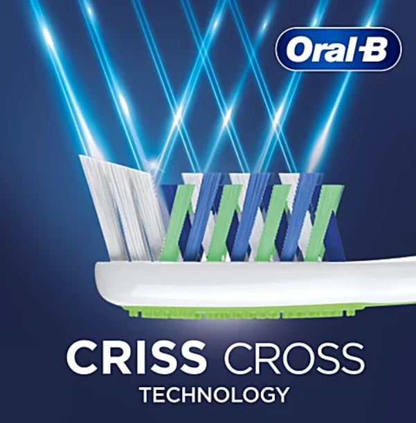 Oral-B Criss Cross Soft Toothbrush, 3 pcs