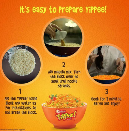 Sunfeast YiPPee! Magic Masala Instant Noodles, 25 g
