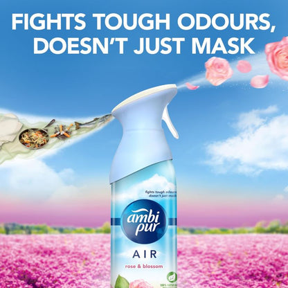 Ambipur Rose & Blossom Air Freshener , 275 ml
