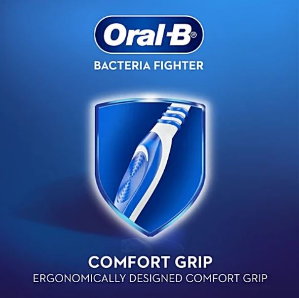 Oral-B Bacteria Fighter Cavity Defense Tooth Brush, 6 pcs