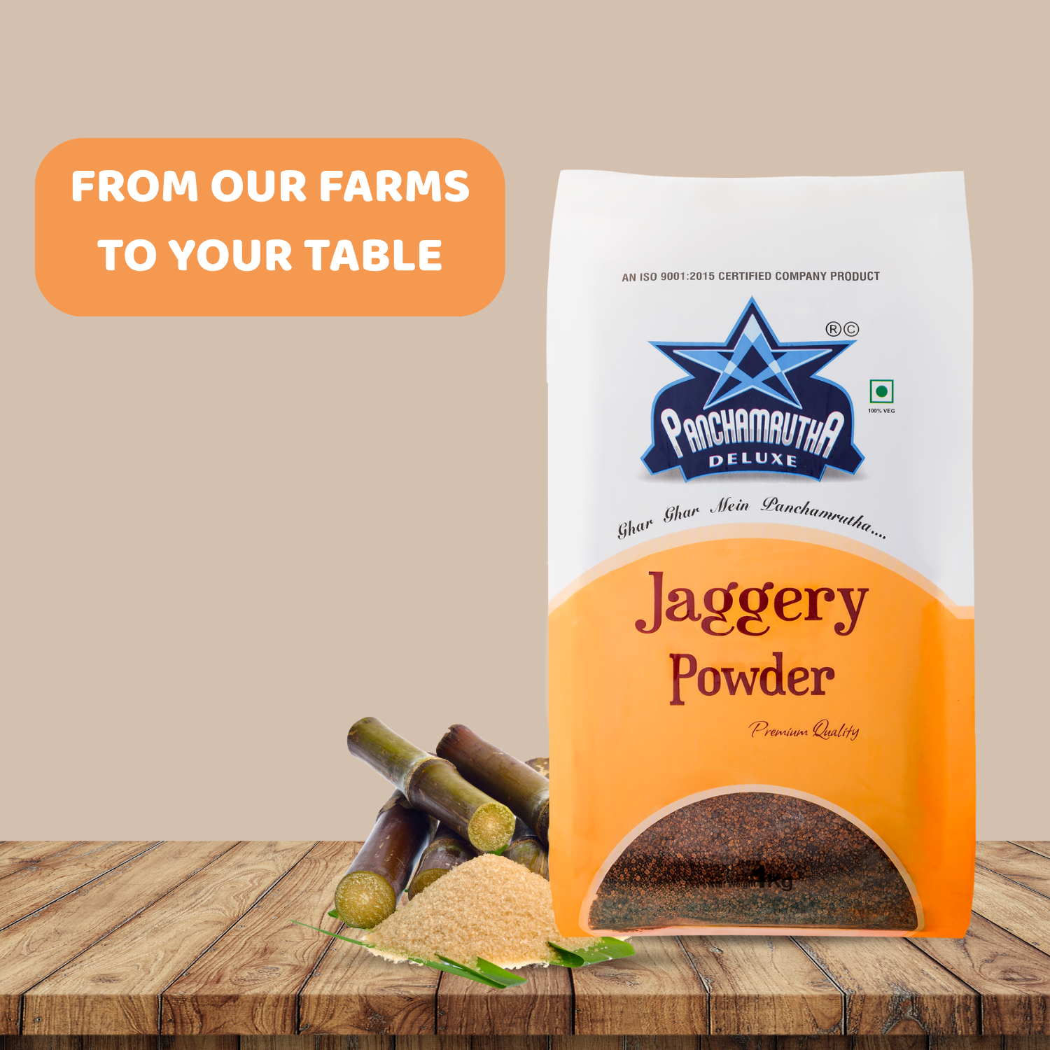 Panchamrutha Jaggery Powder 500g