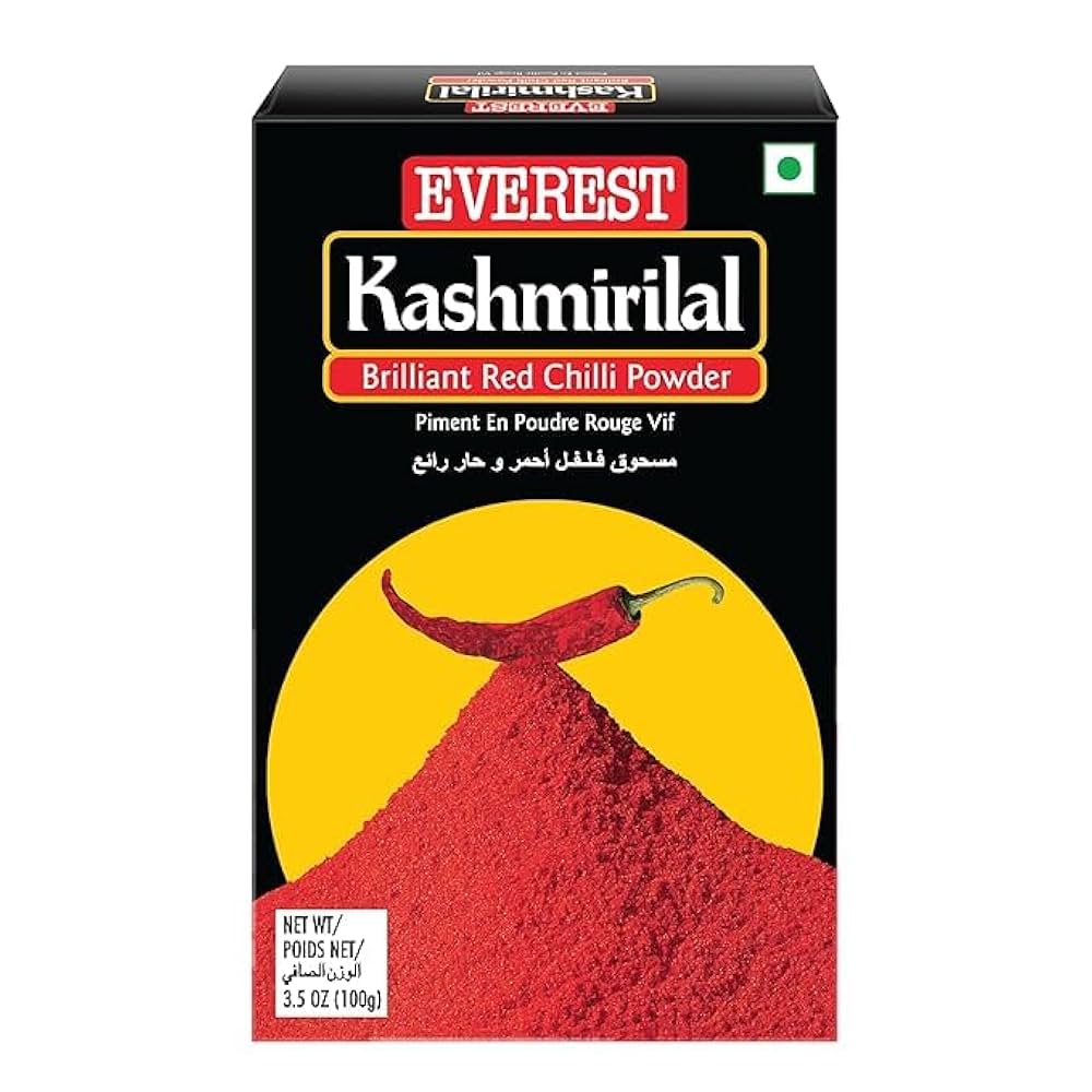 Everest Kashmirilal Ground Chilli Powder, 100 g Carton