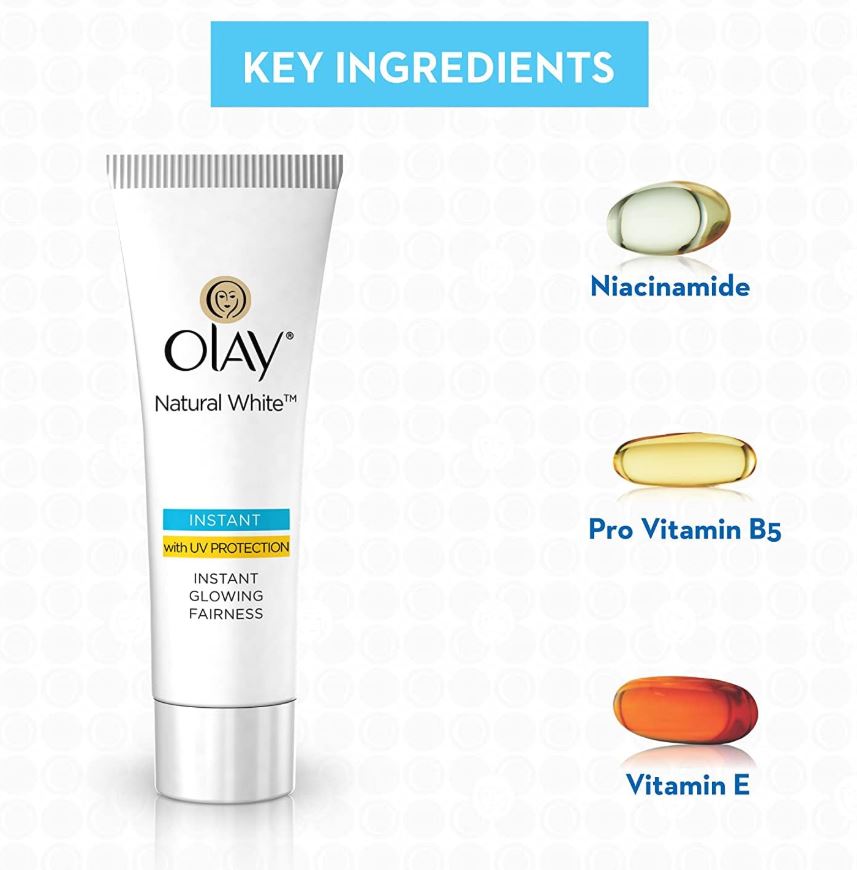 Olay Natural Aura - Vitamin B3, Pro B5, E, With UV Protection, 20 g