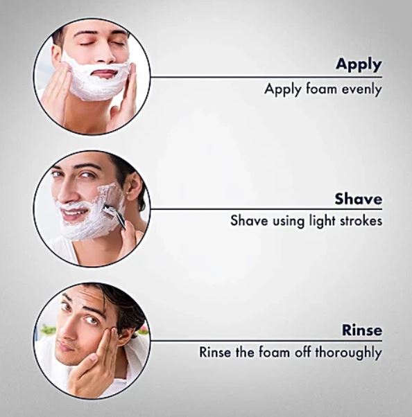 Gillette Classic Foam Shave - Sensitive, Lathers Quickly & Hydrates, 418 g