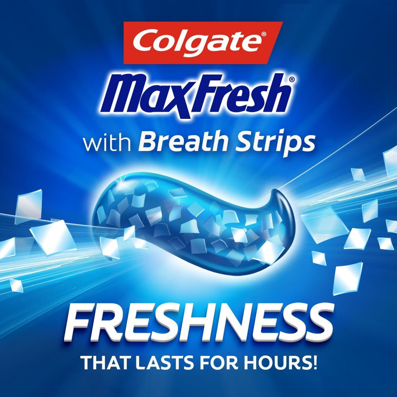 Colgate MaxFresh Breath Freshner Cavity Protection Toothpaste, 150g, Peppermint Ice, Blue Gel Paste with Menthol, Cooling crystals for fresh breath