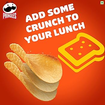 Pringles Pizza Potato Crisps, 102 g