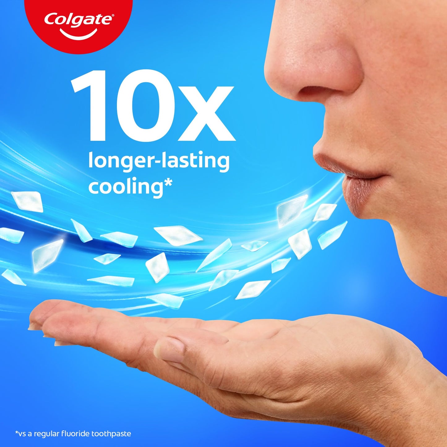 Colgate MaxFresh Breath Freshner Cavity Protection Toothpaste, 150g, Peppermint Ice, Blue Gel Paste with Menthol, Cooling crystals for fresh breath