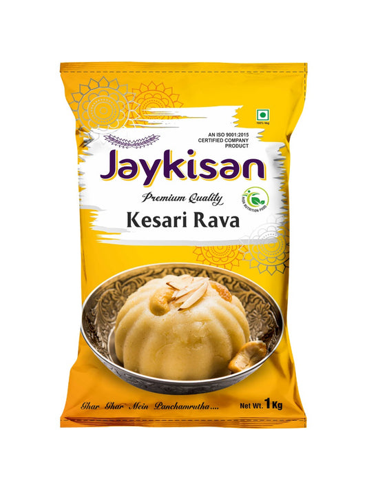 KESARI RAWA ಉಪ್ಪಿಟ್ಟ ರವ, JAYKISAN 1KG