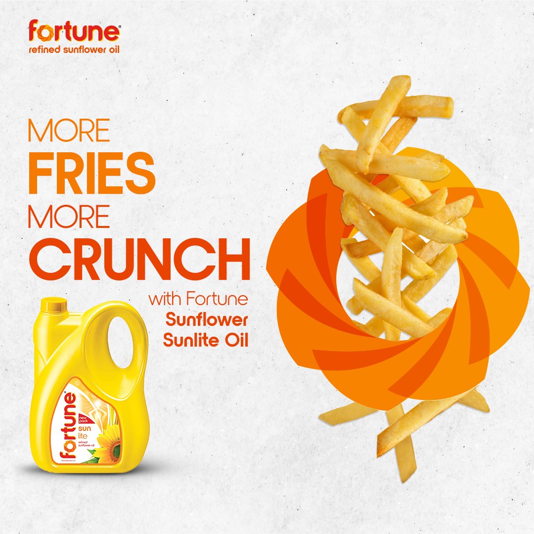 Fortune Sunlite Refined Sunflower Oil, 840 g Pouch