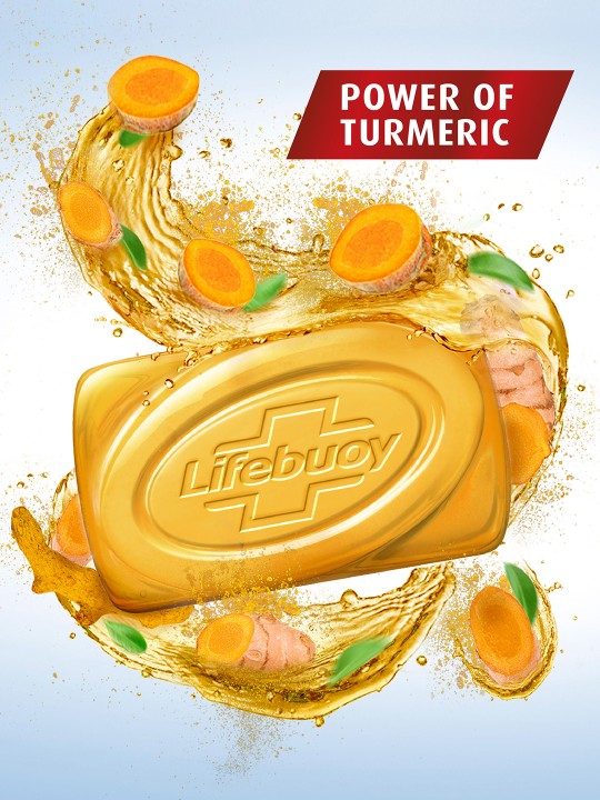 Lifebuoy Turmeric & Honey Soap, 100% Better Skin Protection, 100 g