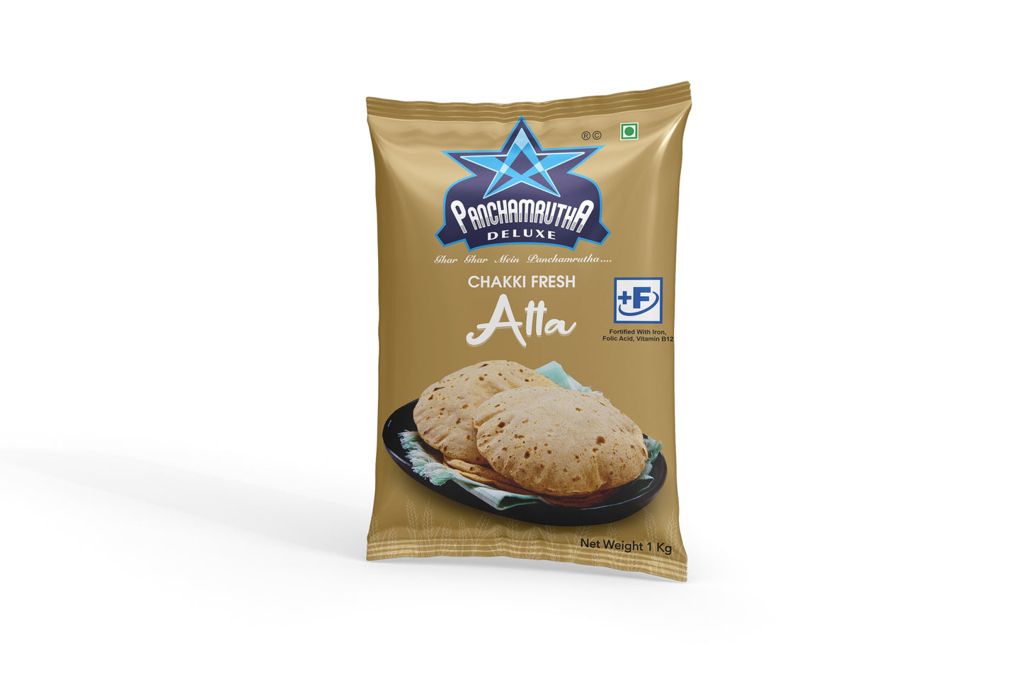 WHEAT ATTA, PANCHAMRUTHA DELUXE   +F(FORTIFIED WITH 9 ADDED VITAMINS & MINERALS)