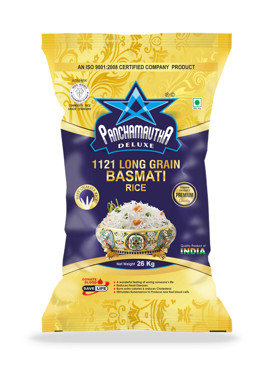 1121 BASMATI RICE 1121 ಬಾಸ್ಮತಿ ರೈಸ್, PANCHAMRUTHA DELUXE