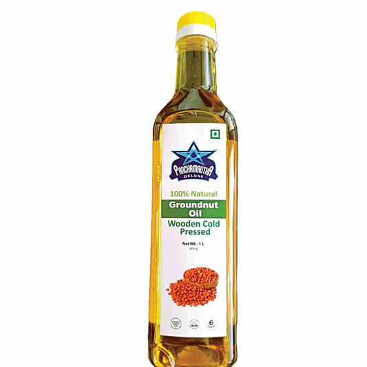 GROUNDNUT OIL ಶೇಂಗಾ ಎಣ್ಣೆ COLD PRESSED, PANCHAMRUTHA DELUXE - Panchamrutha