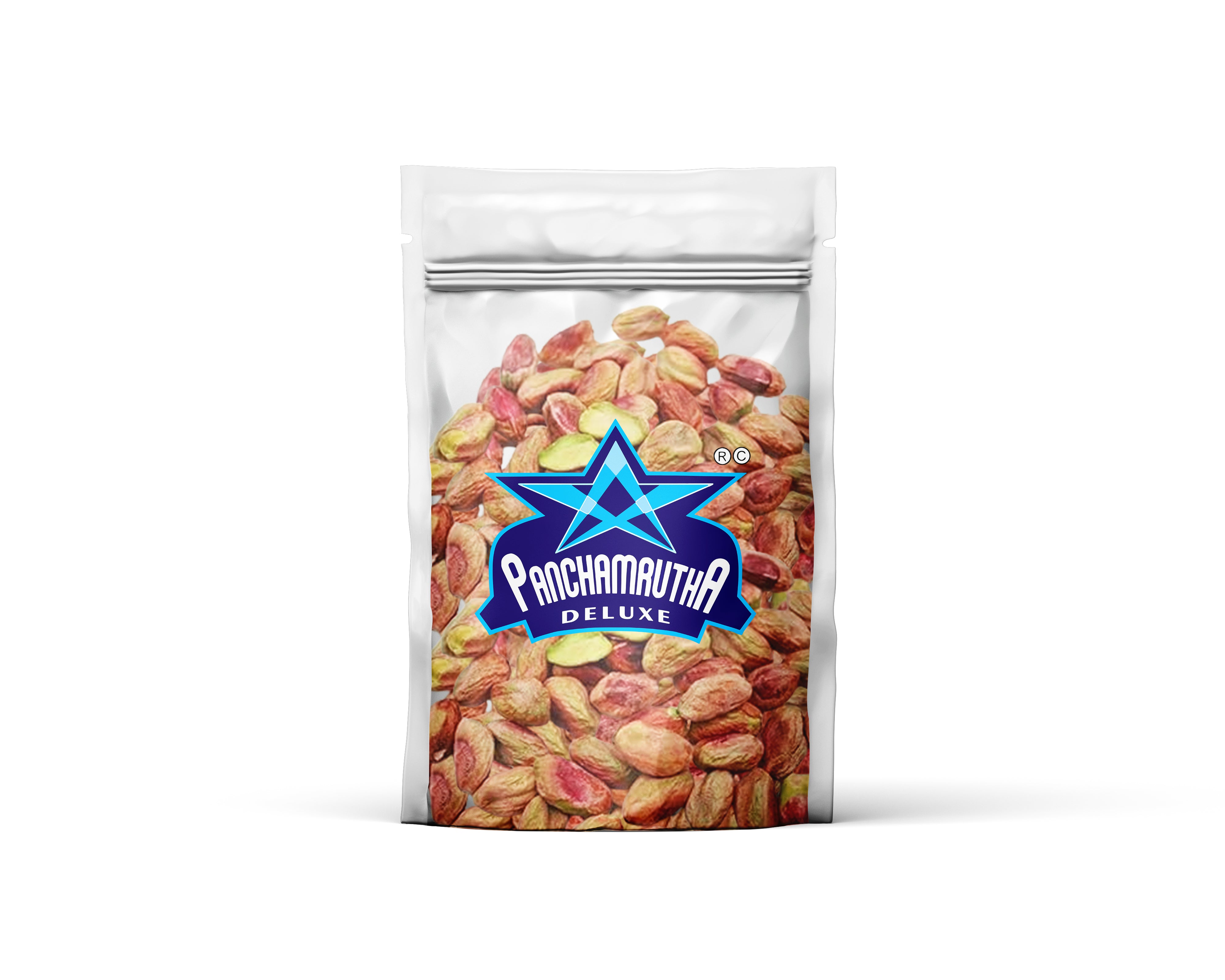 Panchamrutha Raw Unsalted Pistachios | Green Kernels | Without Shell Pista 50 g