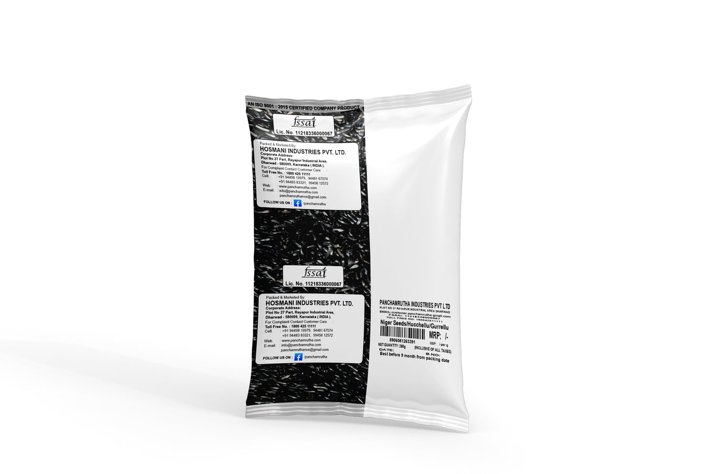 Panchamrutha Premium Niger Seeds/Hucchellu/Gurrellu 250 g