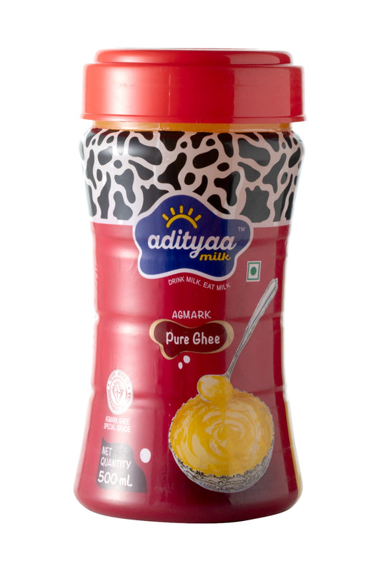 STOPPED, This product has been discontinued, sorry for the inconvenience. Adityaa Pure Ghee - 500ml