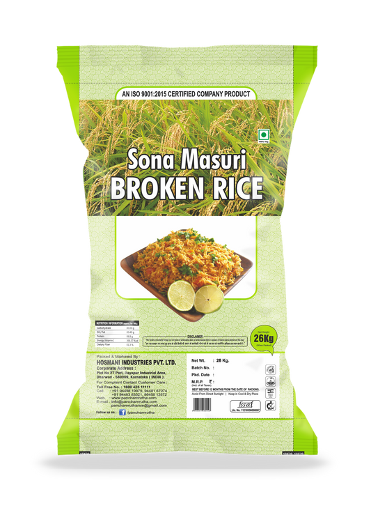 STEAM SONA BROKEN RICE, PANCHAMRUTHA DELUXE