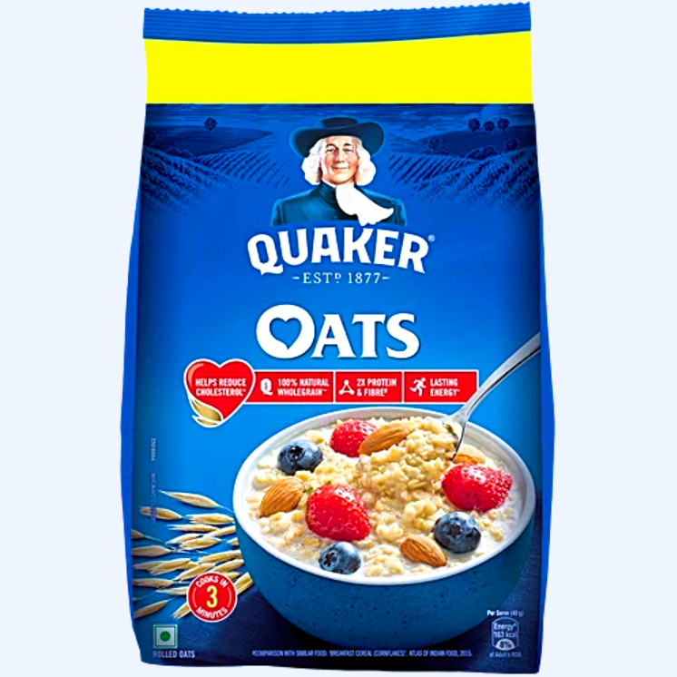 Quaker Rolled Oats, 1 kg Pouch