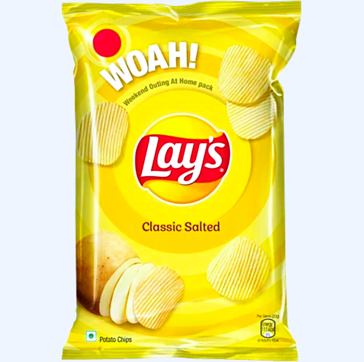 Lay's Classic Salted Potato Chips, 27.5 g