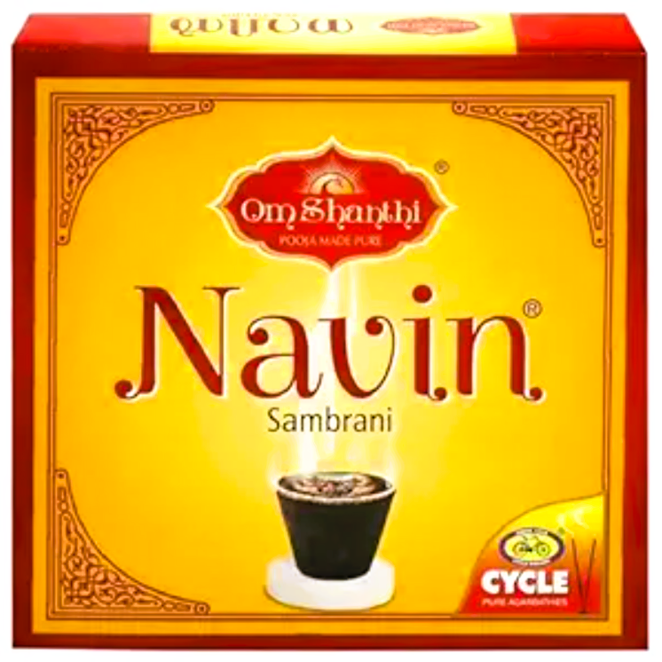 Cycle Navin Sambrani Cups - With Holder, 12 pcs