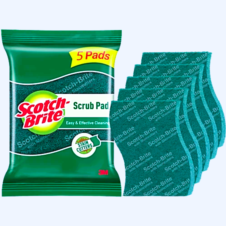 Scotch Brite Scrub Pad, 5 pcs