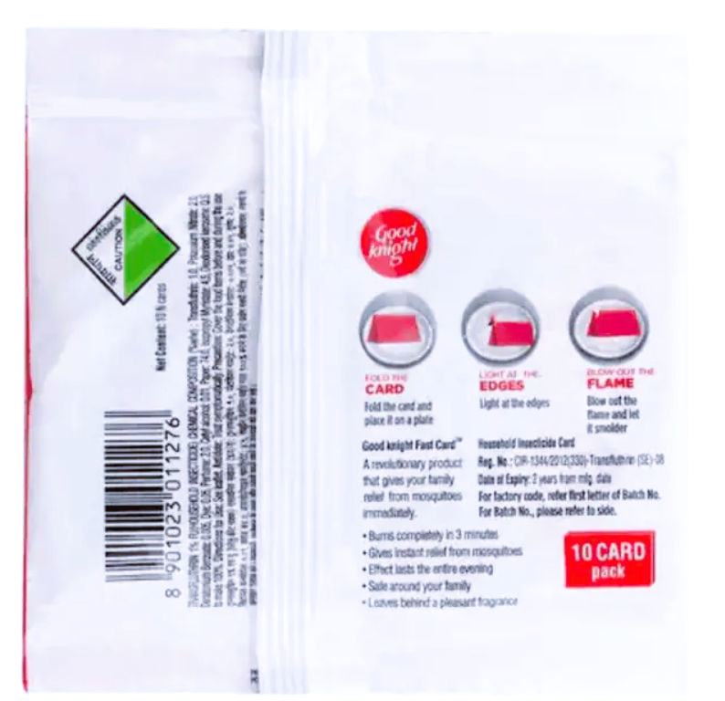 Good Knight Mosquito Fast Card 10 N