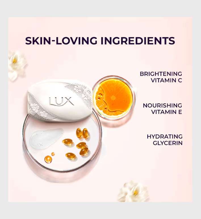 LUX Bright Glow Jasmine & Vitamin C+E 41 g