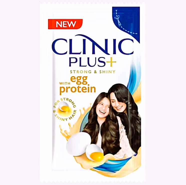 Clinic Plus Strength & Shine Shampoo With Egg Protein, 6.5 ml