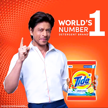 Tide Plus Detergent Washing Powder - Lemon & Mint, 500 g Pouch