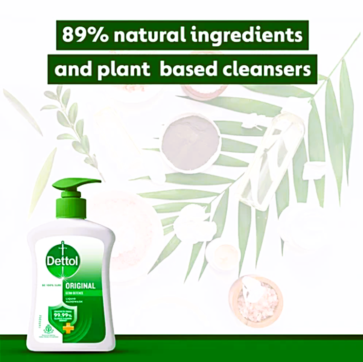 Dettol Original Liquid Handwash 200ml with Liquid Handwash Refill 175ml
