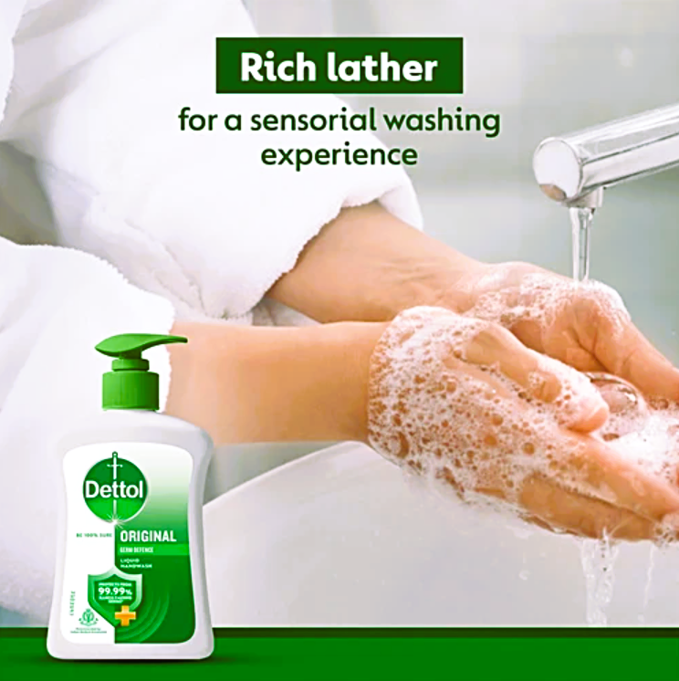 Dettol Original Liquid Handwash 200ml with Liquid Handwash Refill 175ml