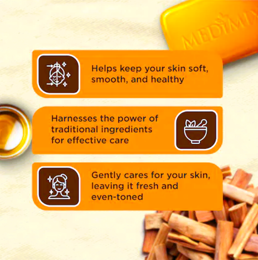 Medimix Sandal Soap 75 g Carton