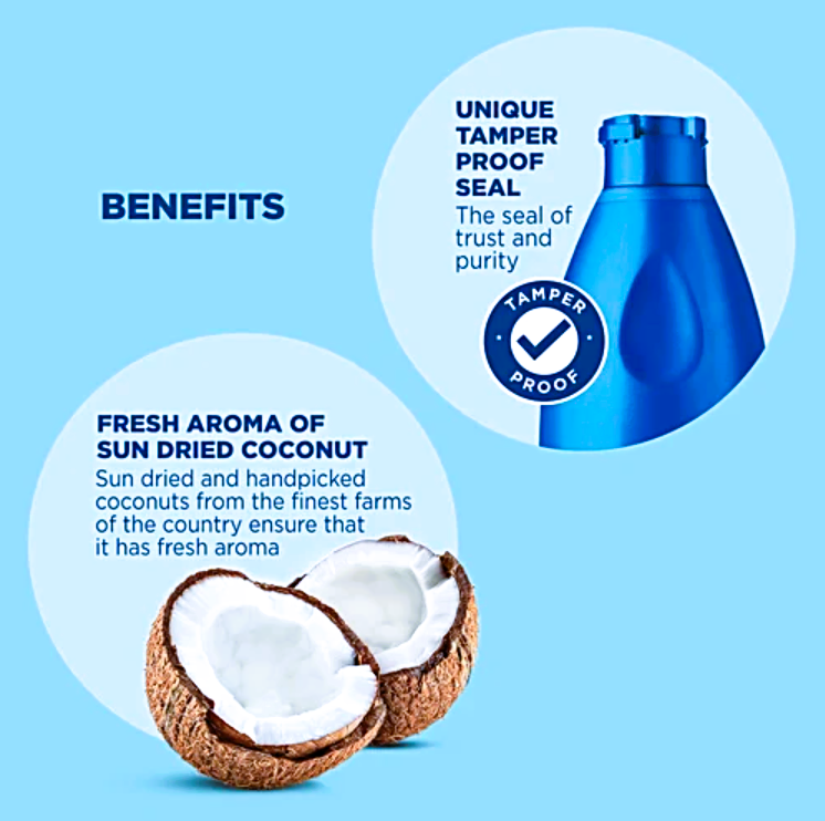 Parachute 100% Pure Coconut Oil, 200 ml Bottle