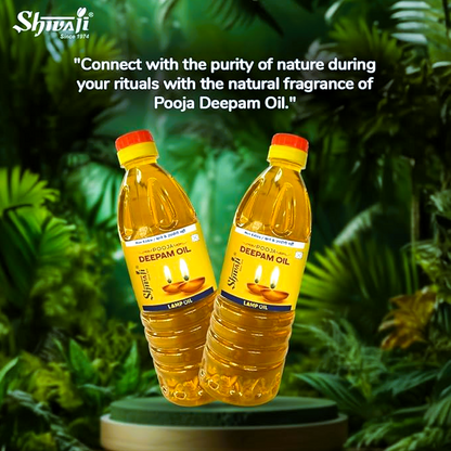 Shivaji Deepam Oil Goodness of Til Oil (Sesame Oil). Best for Pooja Use (450 ml)