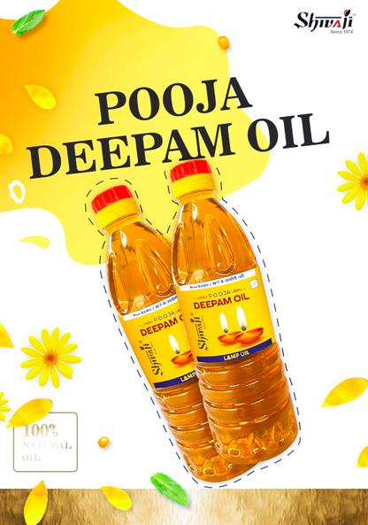 Shivaji Deepam Oil Goodness of Til Oil (Sesame Oil). Best for Pooja Use (450 ml)