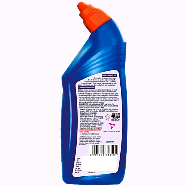 Harpic Power Plus Disinfectant Toilet Cleaner, 250 ml