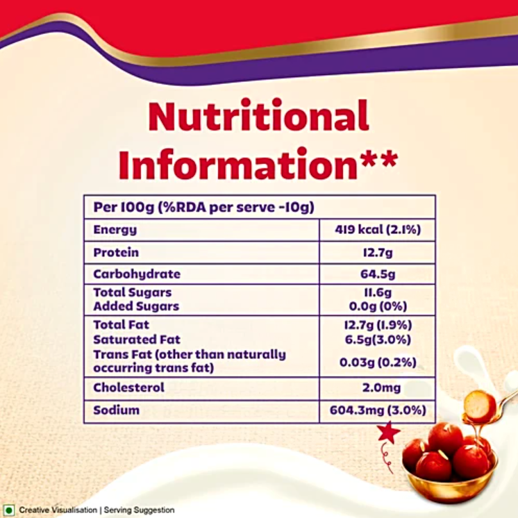 Aashirvaad Instant Mix Gulab Jamun 175 g