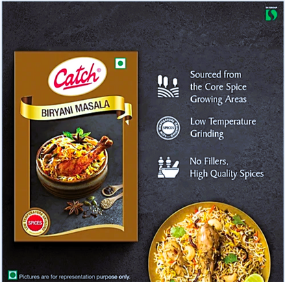 Catch Biryani Masala - Enhances Flavour, 50 g Carton