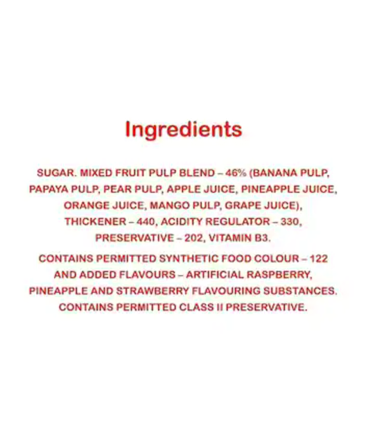 Kissan Mixed Fruit Jam, 11 g Pouch
